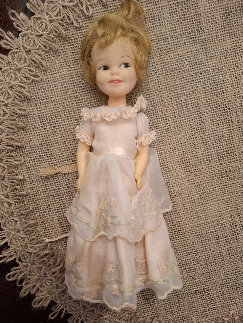 1963 Penny Brite Doll Flower Girl 1511 Dress